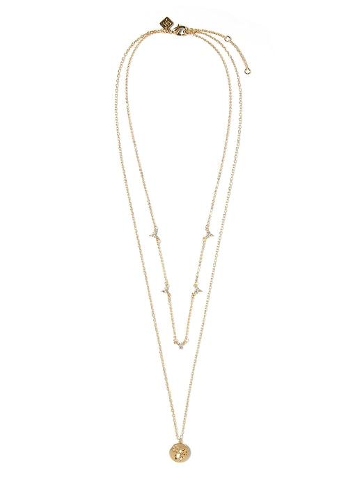 Banana Republic Small Floral Layered Necklace