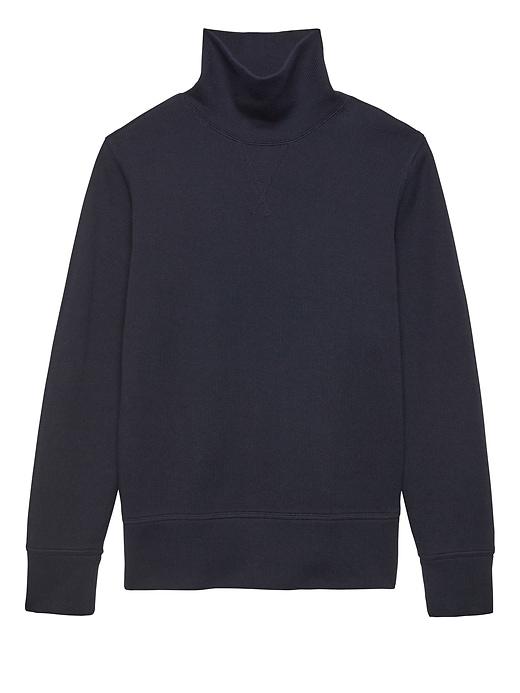 Banana Republic Turtleneck Ribbed Sweatshirt