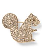 Banana Republic Womens Squirrel Brooch Gold Size One Size