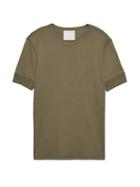 Banana Republic Mens Heritage Crew-neck T-shirt Mineral Green Size M