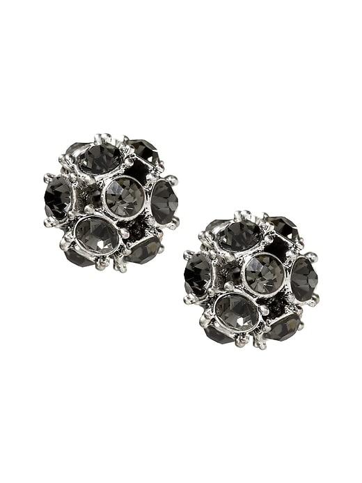 Banana Republic Womens Fireball Stud Earrings Black Diamond Size One Size