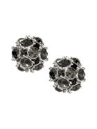 Banana Republic Womens Fireball Stud Earrings Black Diamond Size One Size