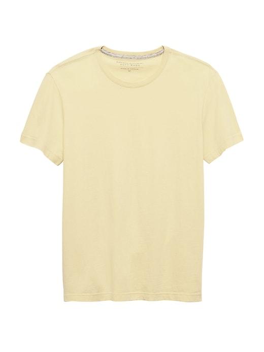 Banana Republic Mens Soft-wash Crew-neck T-shirt Sunshine Yellow Size Xl