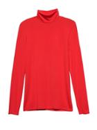 Banana Republic Womens Threadsoft Turtleneck T-shirt Vamp Red Size Xxl