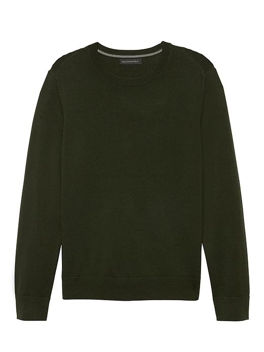 Banana Republic Italian Merino Wool Crew-neck Sweater