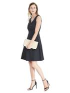 Banana Republic Womens Sleeveless Bell Vee Dress Size 0 - Mini Stripe