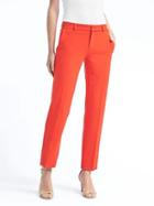 Banana Republic Womens Avery Fit Solid Pant - Red