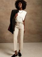 The Straight Leather Pant