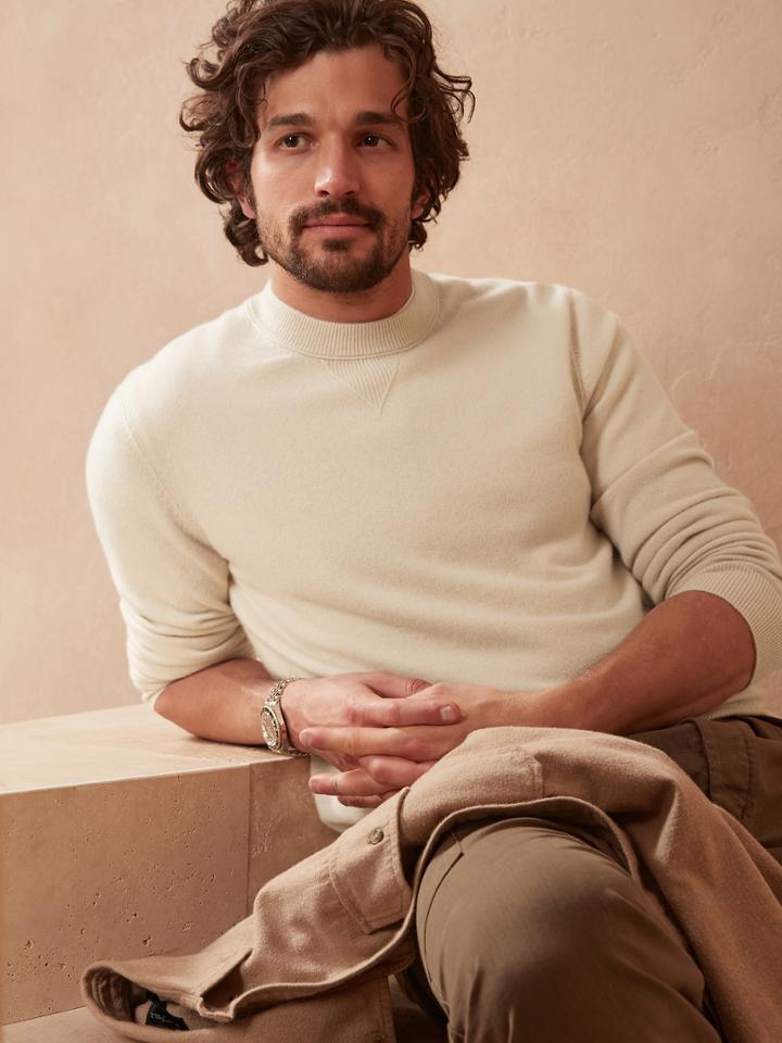 Riva Cashmere Crew-neck Sweater