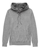 Banana Republic Mens Cotton Sweater Hoodie Heather Charcoal Size M