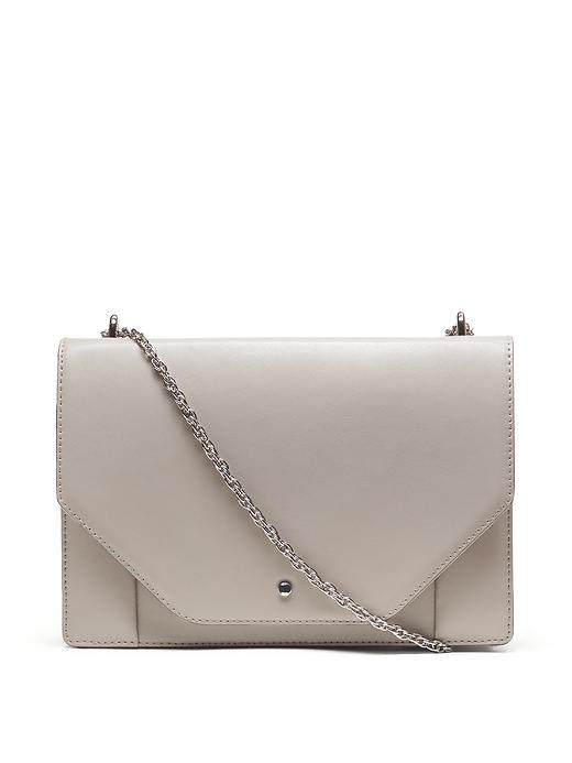 Banana Republic Envelope Shoulder Bag - Moon Grey
