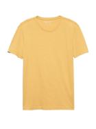 Banana Republic Mens Soft Wash Crew-neck T-shirt Harvest Gold Yellow Size L