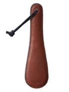 Banana Republic Mens Leather Shoe Horn Whiskey Brown Size One Size