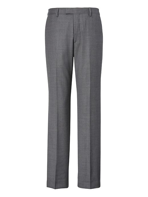 Banana Republic Mens Standard Italian Wool Sharkskin Suit Pant Dark Gray Size 28w