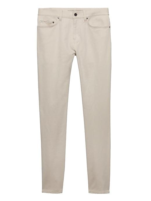Banana Republic Mens Skinny Traveler Pant Light Stone Size 44w