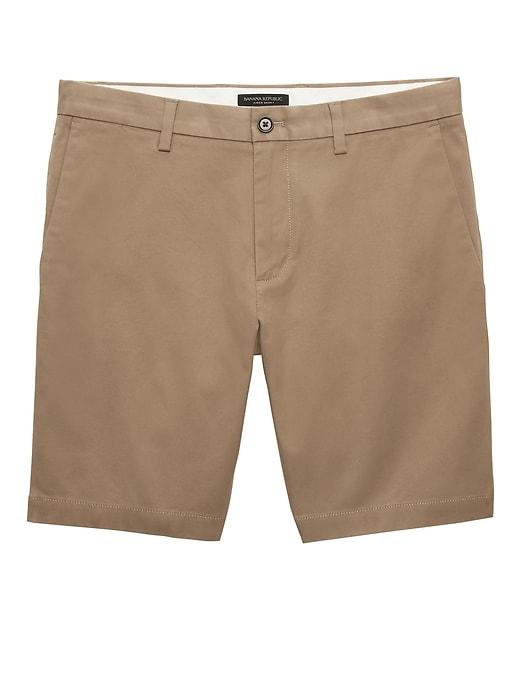 Banana Republic Mens 9 Stretch-cotton Aiden Slim Short Acorn Size 35w