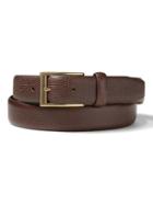 Banana Republic Mens Caviar Leather Dress Belt Brown Size 38