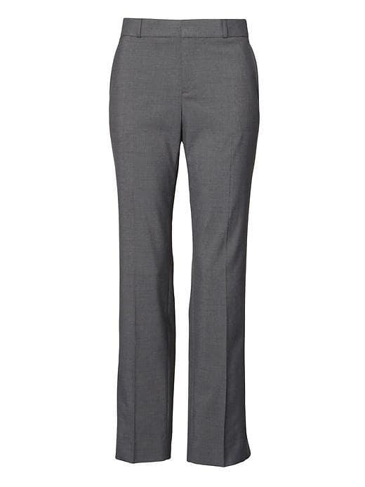 Banana Republic Ryan Fit Luxe Twill Vented Hem Pant - Dark Gray