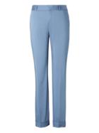 Banana Republic Womens Avery Straight-fit Sateen Pant With Cuff Blue Size 2