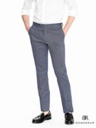 Banana Republic Mens Monogram Micro Print Trouser Size 30w 30l - New Blue Print