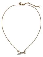 Banana Republic Delicate Sparkle Necklace Size One Size - Brass