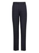 Banana Republic Mens Slim Navy Smart-weight Performance Wool Blend Suit Pant Navy Size 31w
