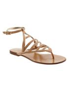 Banana Republic Rhone Metallic Sandal Size 10 - Natural