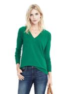 Banana Republic Womens Vee Pullover Size L - Emerald Green