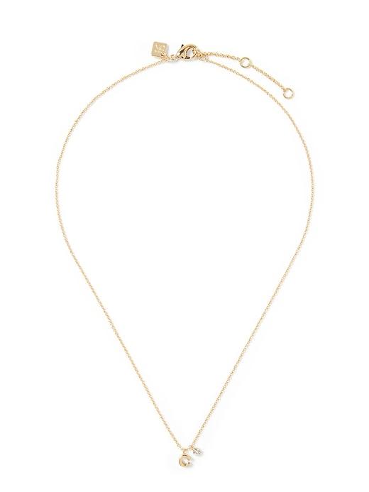 Banana Republic Mini C Pendant Necklace