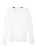 Banana Republic Mens Soft-wash Crew-neck T-shirt White Size S