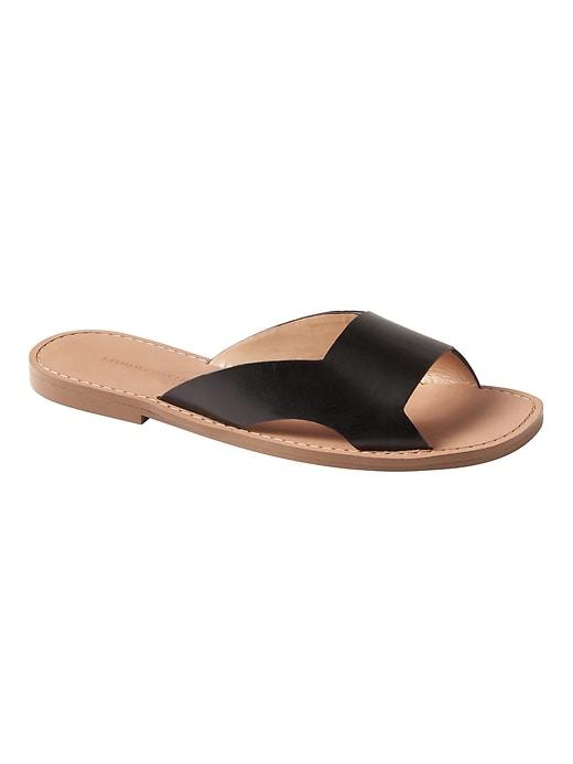 Banana Republic Womens Everyday Slide Black Size 9 1/2