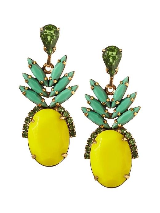 Banana Republic Womens Elizabeth Cole   Pineapple Earring Pineapple Size One Size