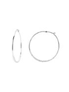 Banana Republic Riviera Large Hoop Size One Size - Silver