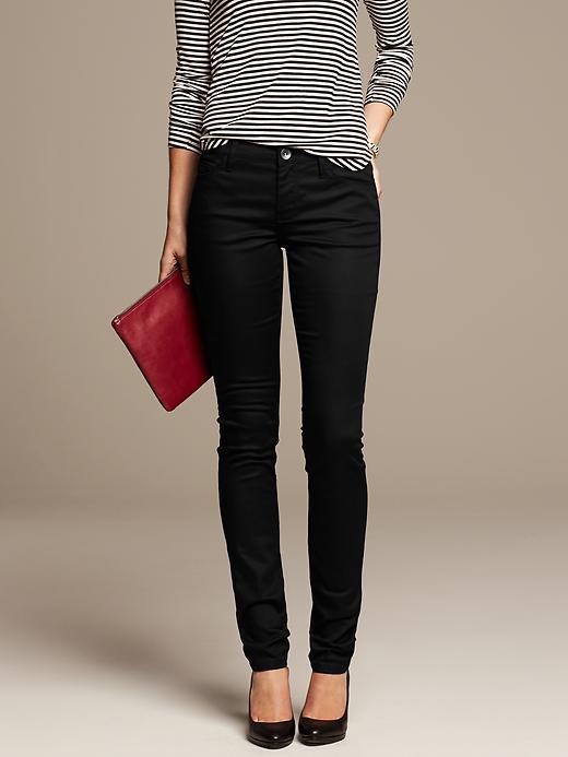 Banana Republic Black Skinny Jean - Black
