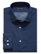 Banana Republic Mens Classic Fit Non Iron Triangle Shirt Size L Tall - Dark Navy