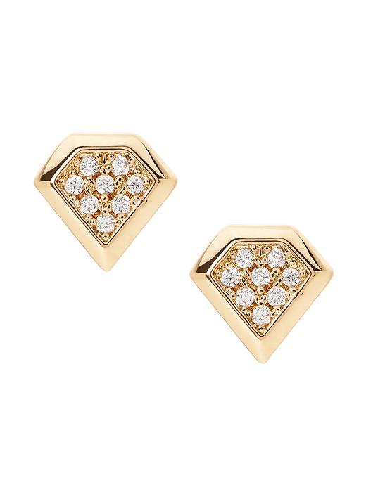 Banana Republic Riviera Diamond Stud Size One Size - Gold