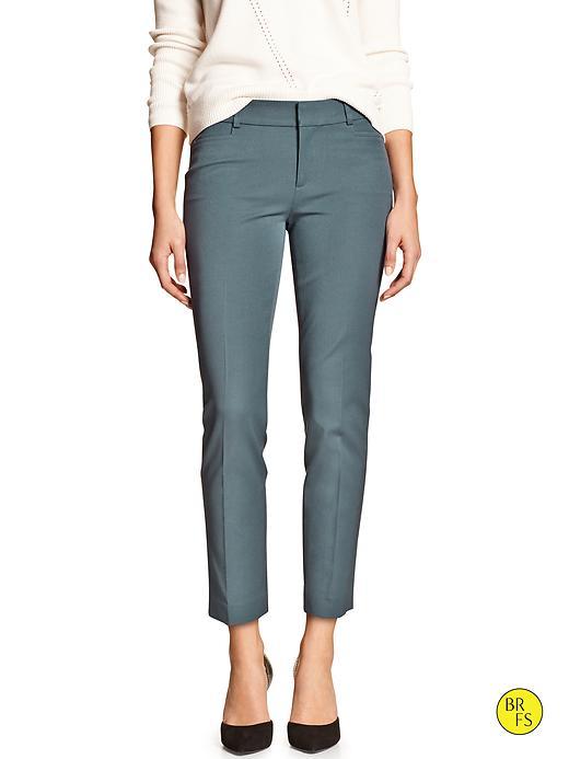 Banana Republic Womens Factory Sloan Fit Crop Size 0 - Drab Denim