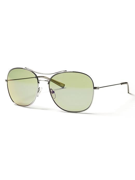 Banana Republic Mens Alex Sunglasses Size One Size - Gold Lichen