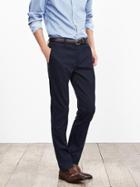 Banana Republic Mens Fulton Skinny Cotton Chino Size 28w 32l - Preppy Navy