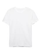 Banana Republic Mens Tech Cotton Crew-neck T-shirt Optic White Size M