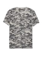 Banana Republic Mens Vintage Camo Print T-shirt Gray Texture Size L