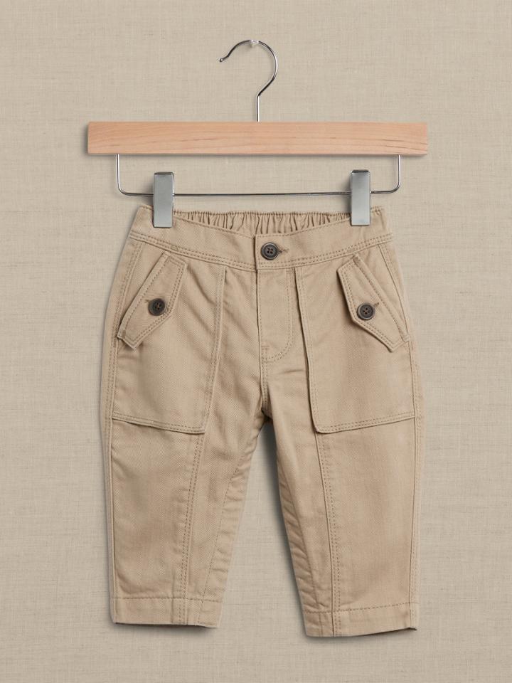 Baby Barrel-leg Utility Pant