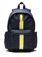 Banana Republic Mens Racing Stripe Backpack Navy Blue Size One Size