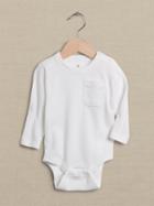 Essential Supima Long-sleeve Bodysuit For Baby