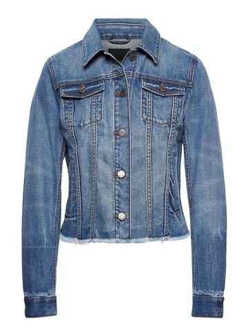 Banana Republic Petite Cropped Denim Jacket