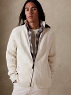 Carlito Ribbed Sweater Jacket