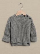 Cashmere Mock-neck Sweater For Baby