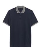 Banana Republic Mens Luxury-touch Polo Shirt Navy Size Xxl