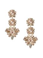 Banana Republic Womens Budding Pearl Clip-on Earring Gold Size One Size
