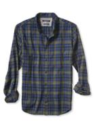 Banana Republic Mens Camden Fit Tartan Shirt Size L Tall - Navy Star